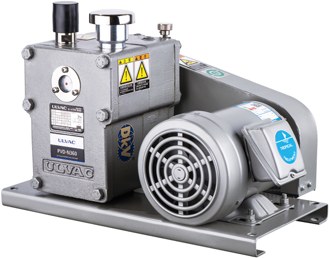 Bơm chân không dẫn động bằng dây đai Ulvac PVD-N180, Ulvac belt type rotary vane vacuum pumps PVD-N180