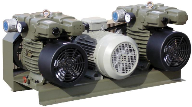 Bơm chân không khô Wonvac WBS-80B, Wonvac dry rotary vanes vacuum pumps WBS-80B
