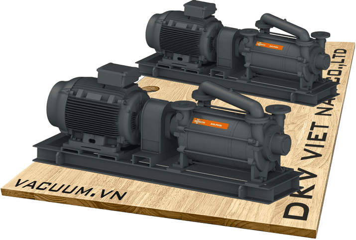 Bơm chân không vòng nước Busch Dolphin LB 3809 A, Busch liquid ring vacuum pump Dolphin LB 3809 A