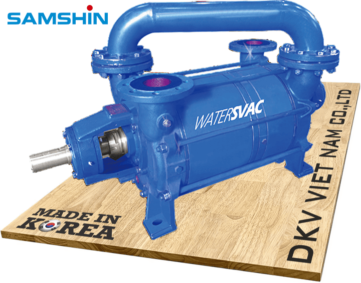 Bơm chân không vòng nước Samshin SDH18240, Samshin liquid ring vacuum pump SDH18240