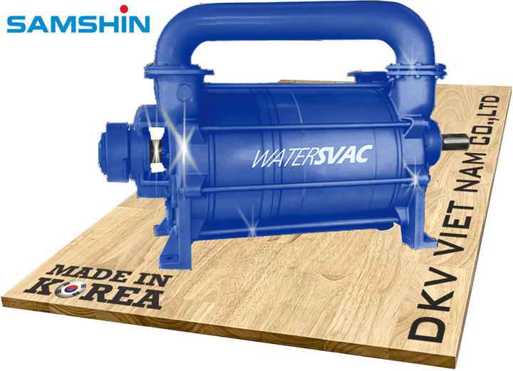 Bơm chân không vòng nước Samshin SDH44645, Samshin liquid ring vacuum pump SDH44645