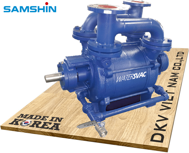 Bơm chân không vòng nước Samshin SW5.0S, Samshin liquid ring vacuum pump SW5.0S