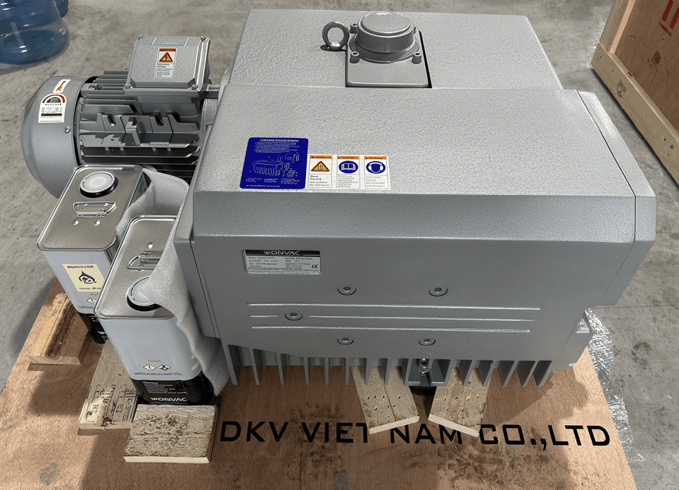 Bơm chân không Wonvac WOVP-0430H, Wonvac Oil Lubricated Rotary Vane Vacuum Pumps WOVP-0430H